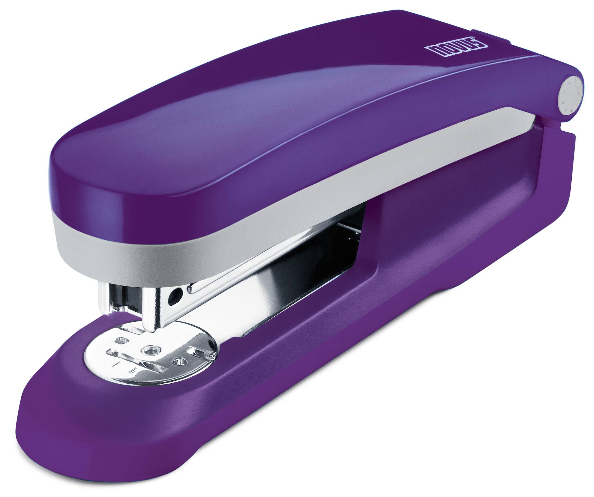 Heftgerät E 25 fresh, bis 25 Blatt fresh violett/grau, im Blister