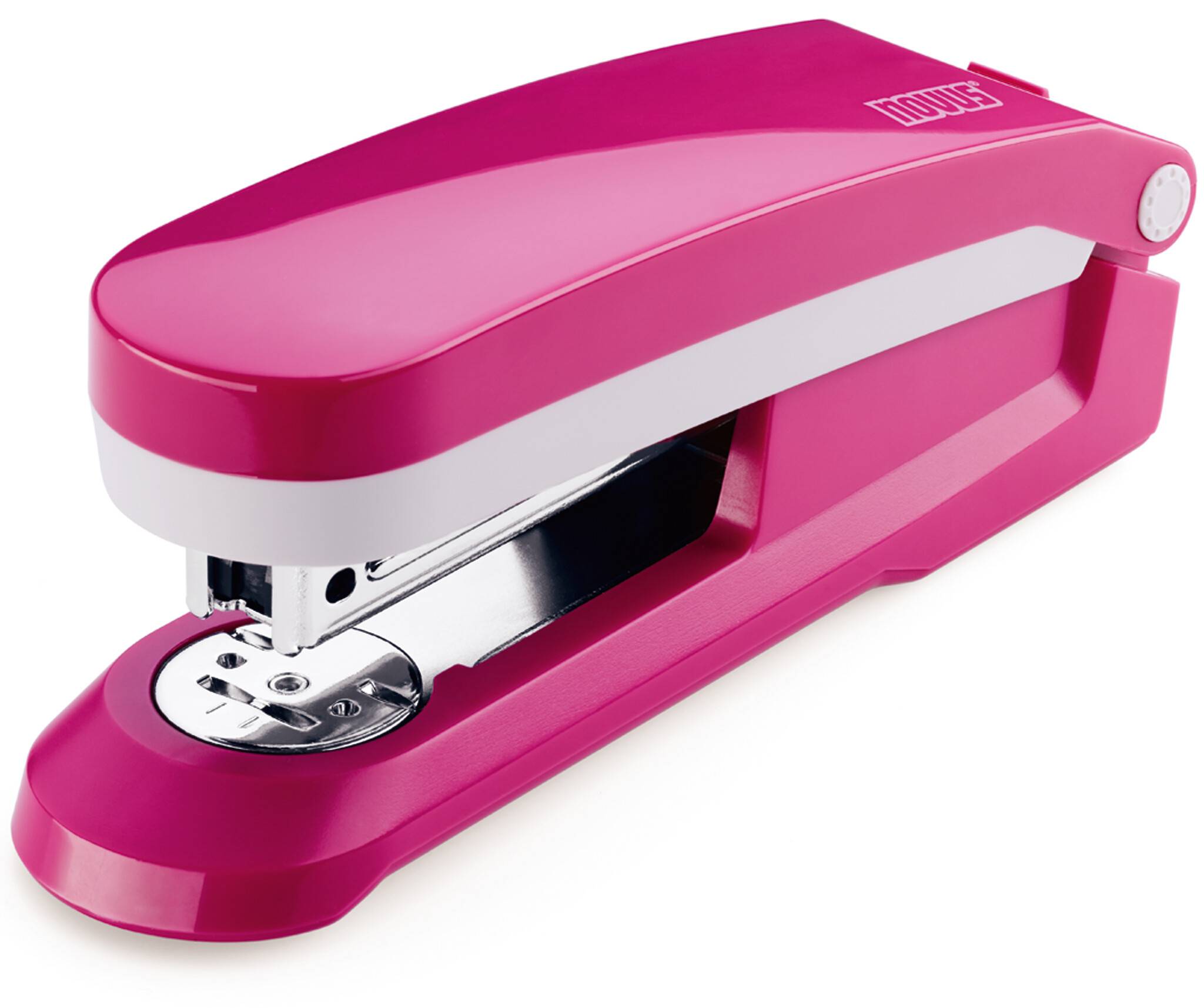 Heftgerät E 25 fresh, bis 25 Blatt fresh pink/grau, im Blister