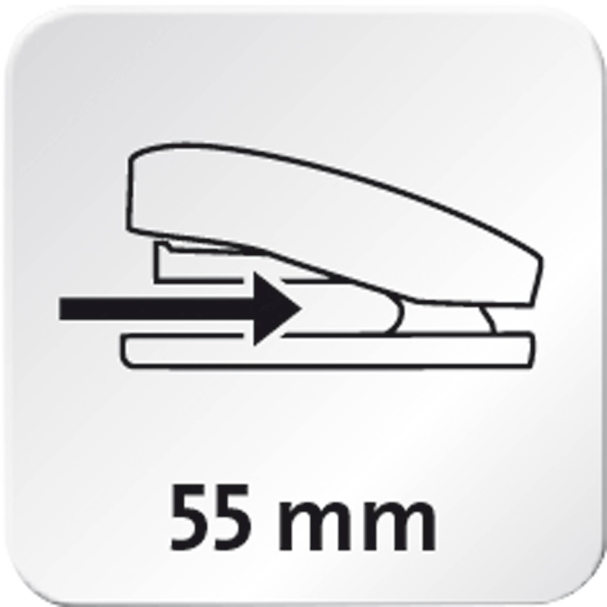 NOVUS DAHLE - Novus B 39 Chrome - 50 Blätter - Grau - 24/6-24/8 & 26/6-26/8 - Metall - 5,5 cm - 150 Heftklammern