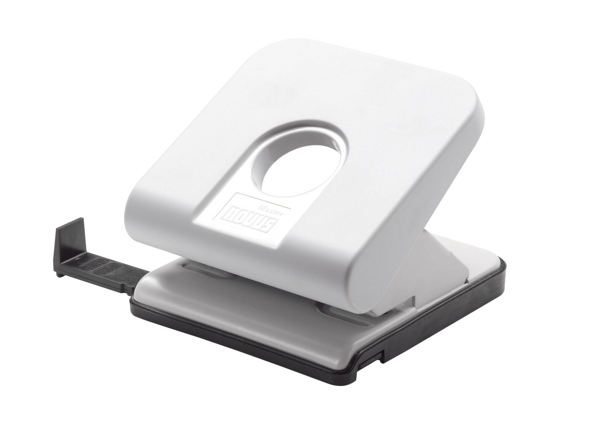 Bürolocher Master grau/grau, mit Anschlagschiene