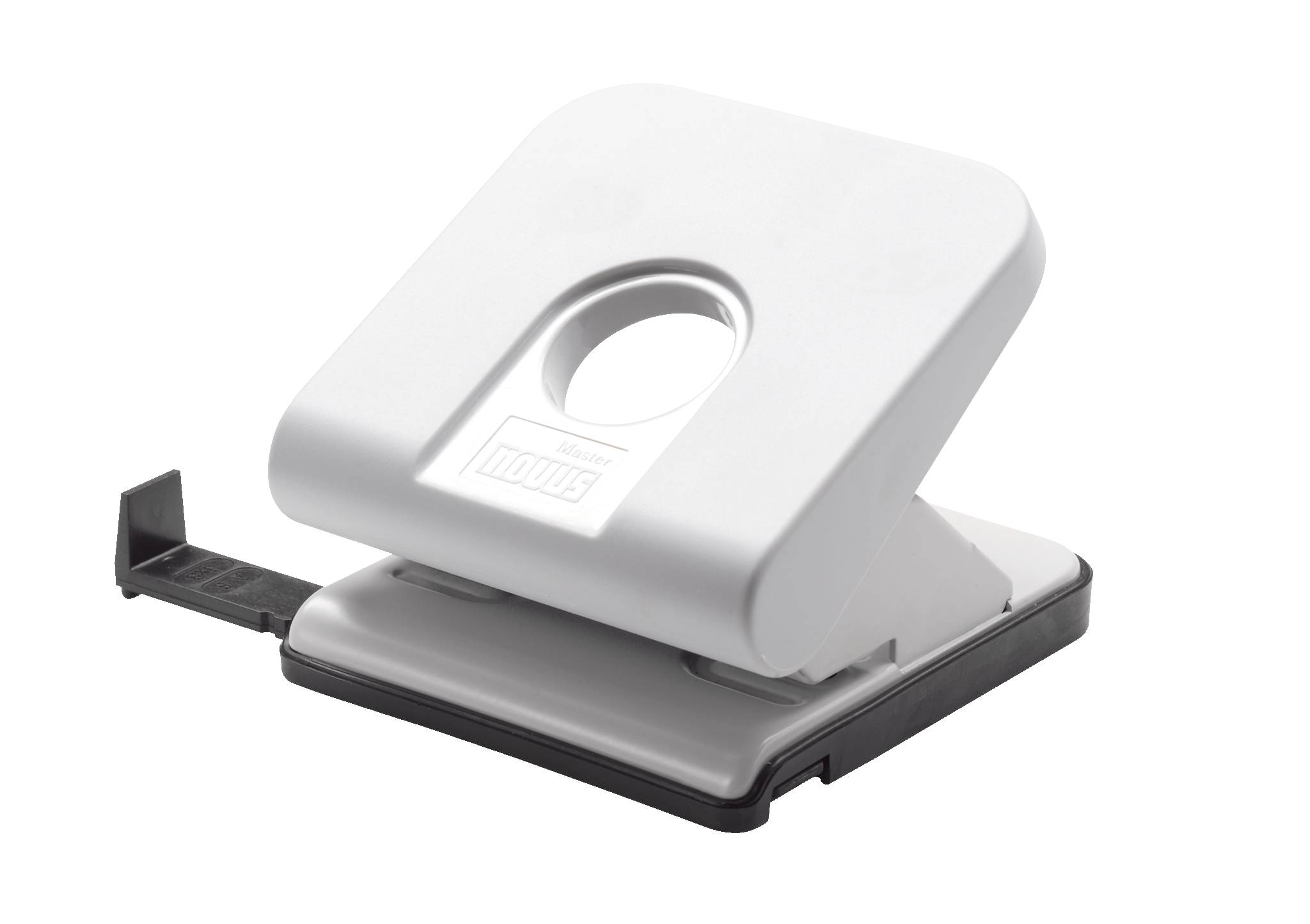 Bürolocher Master grau/grau, mit Anschlagschiene