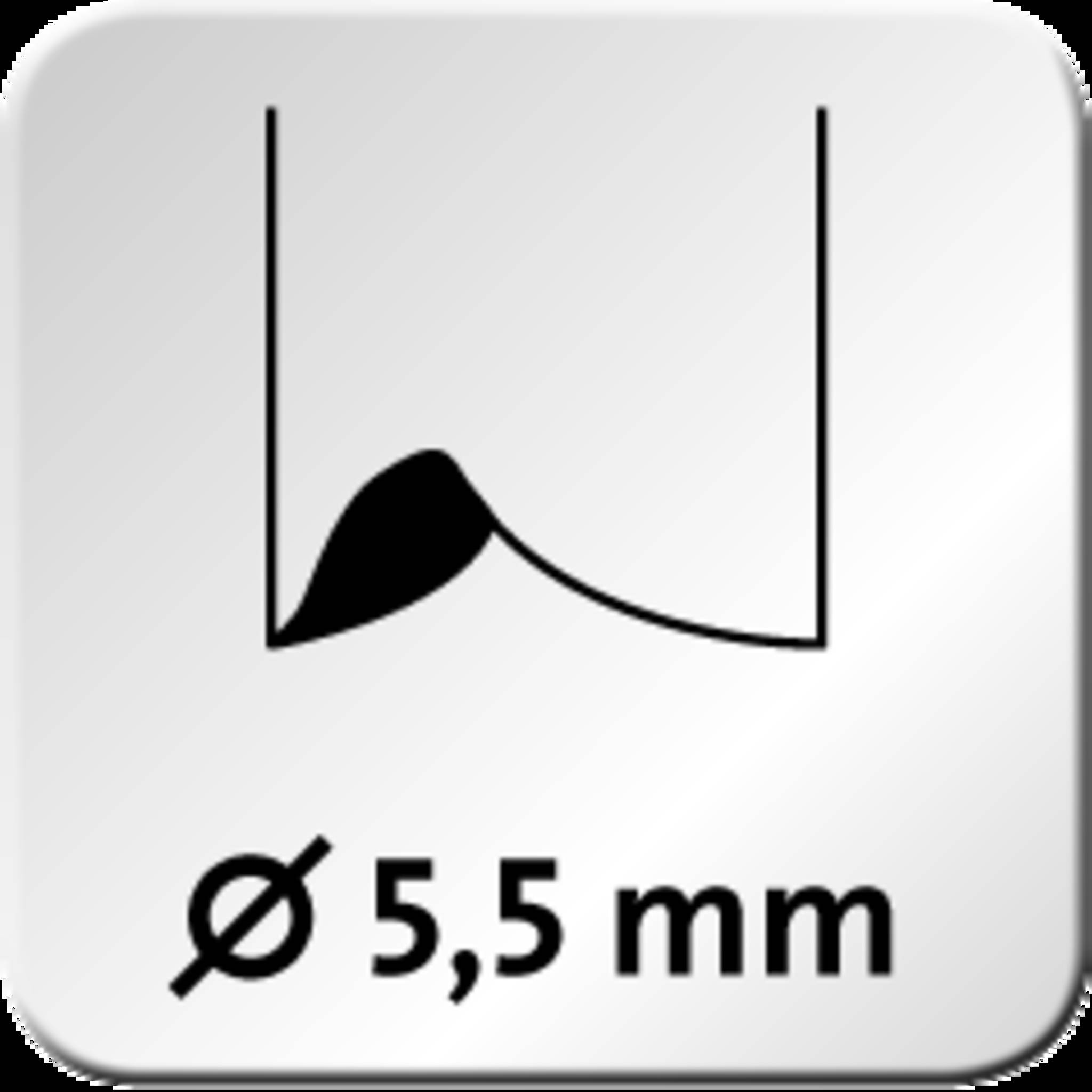 Bürolocher Master blau/grau, mit Anschlagschiene