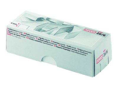 NOVUS DAHLE - Novus - Heftklammern - 26/6 - 6 mm - Stahldraht