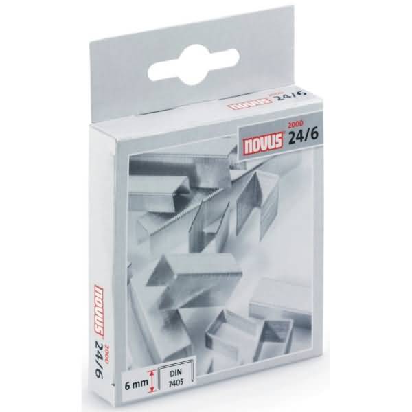 Heftklammern 24/6 verzinkt