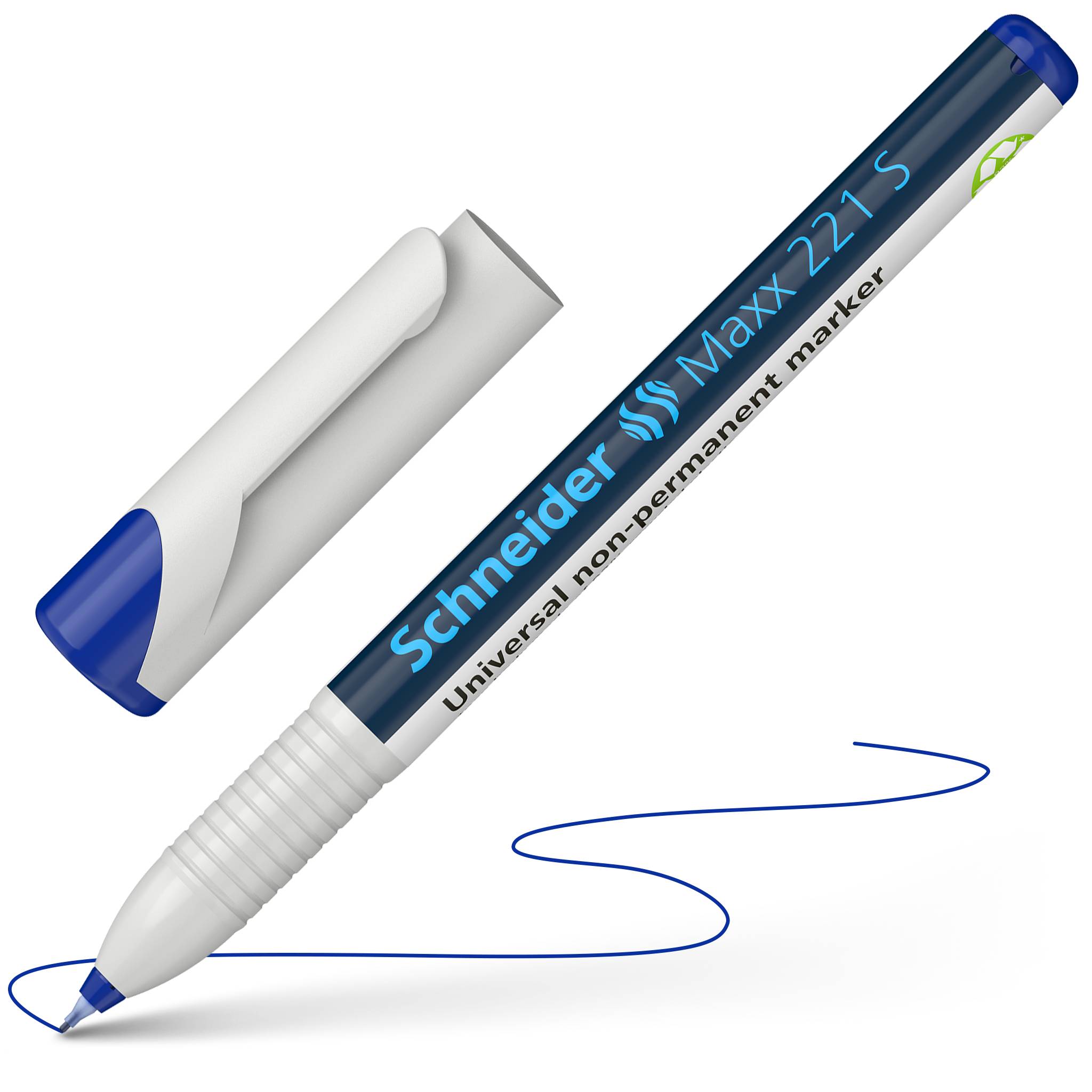 Universalmarker Maxx 221 S blau, non-permanent, Stärke 0,4mm