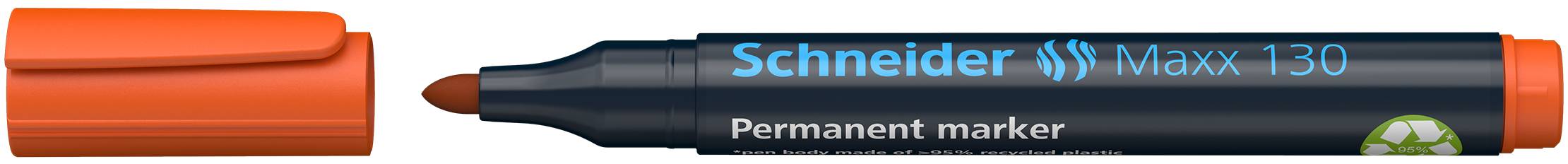 Permanent-Marker Maxx 130 orange, Rundspitze 1-3mm