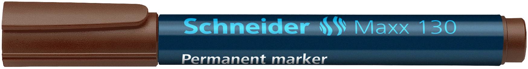 Permanent-Marker Maxx 130 braun, Rundspitze 1-3mm