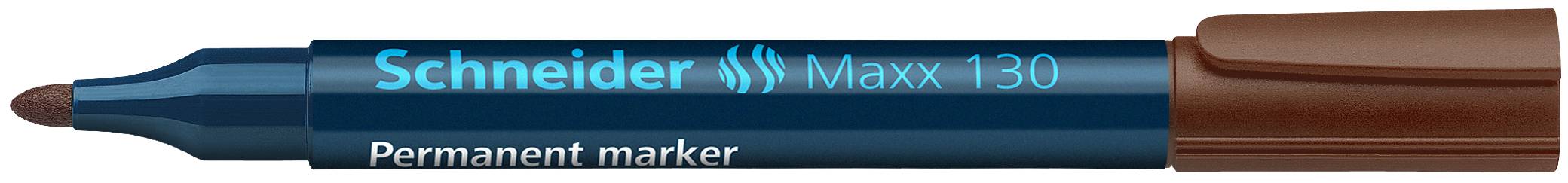 Permanent-Marker Maxx 130 braun, Rundspitze 1-3mm