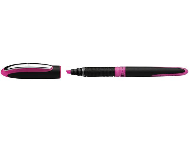 Textmarker One Highlighter pink, Keilspitze 1+4mm