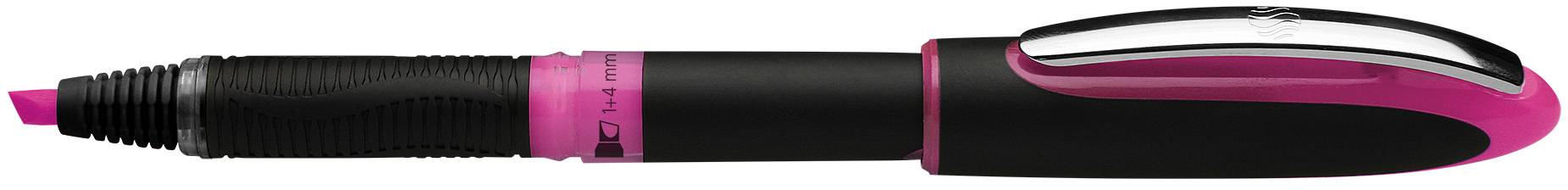 Textmarker One Highlighter pink, Keilspitze 1+4mm