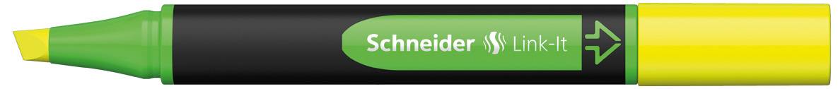 Textmarker Link-It gelb, Keilspitze 1+4mm