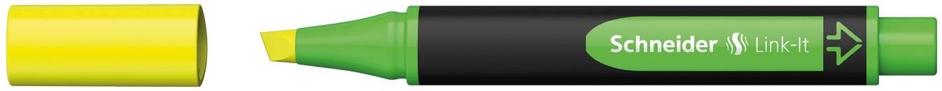 Textmarker Link-It gelb, Keilspitze 1+4mm