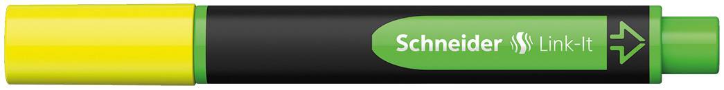 Textmarker Link-It gelb, Keilspitze 1+4mm
