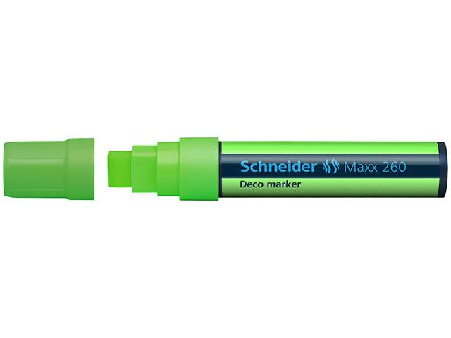 Kreidemarker Maxx 260 hellgrün, Blockspitze 5+15mm