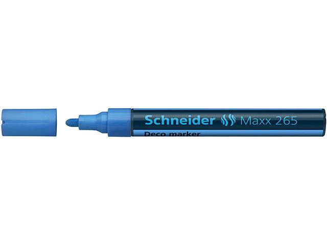 Kreidemarker Maxx 265 hellblau, Rundspitze 2-3mm