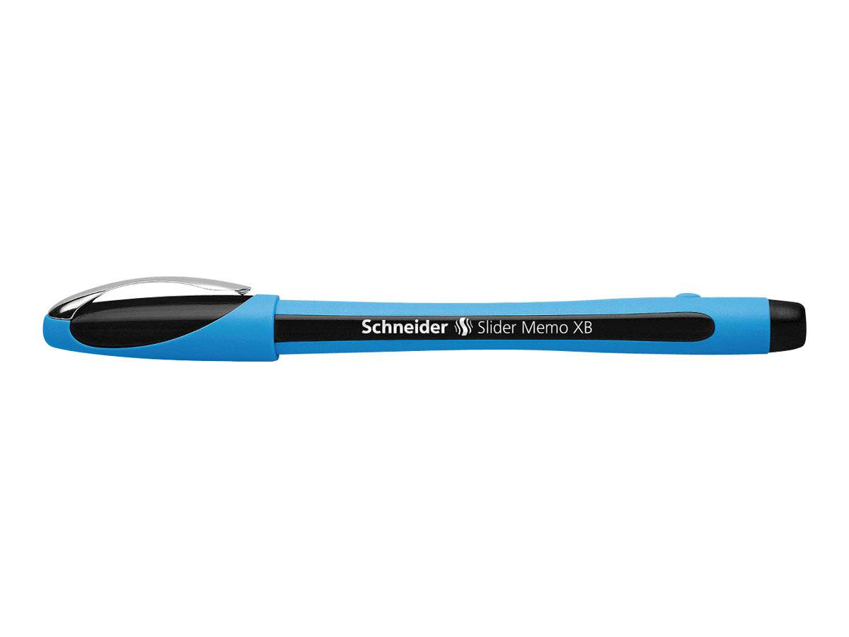 Schneider Slider Memo - Kugelschreiber - Schwarz, Rot, Blau - 1.4 mm - extrabreit (Packung mit 3)