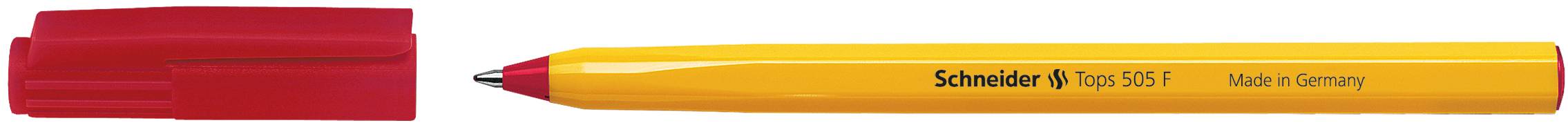 Kugelschreiber Tops 505 F rot, Strichstärke ca. 0,4mm