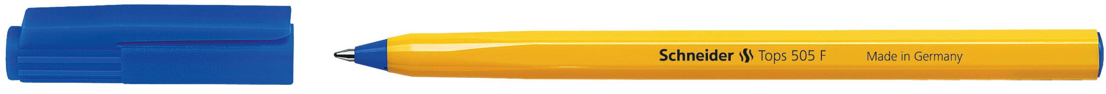 Kugelschreiber Tops 505 F blau, Strichstärke ca. 0,4mm
