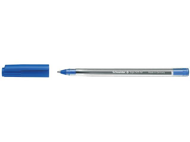 Kugelschreiber Tops 505 M blau, Strichstärke ca. 0,5mm
