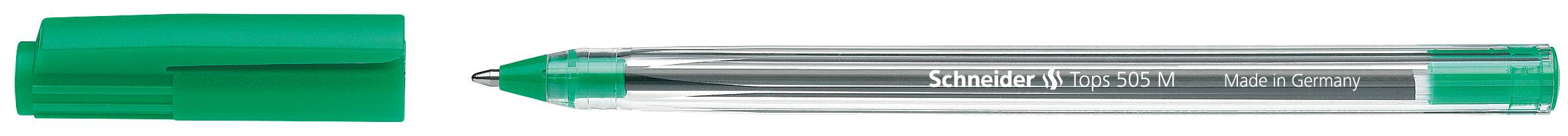 Kugelschreiber Tops 505 M grün, Strichstärke ca. 0,5mm