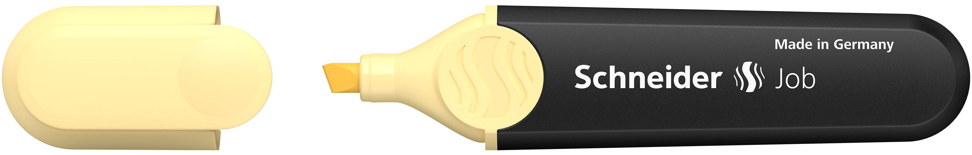 Textmarker Job Pastell vanille, Keilspitze 1+5mm