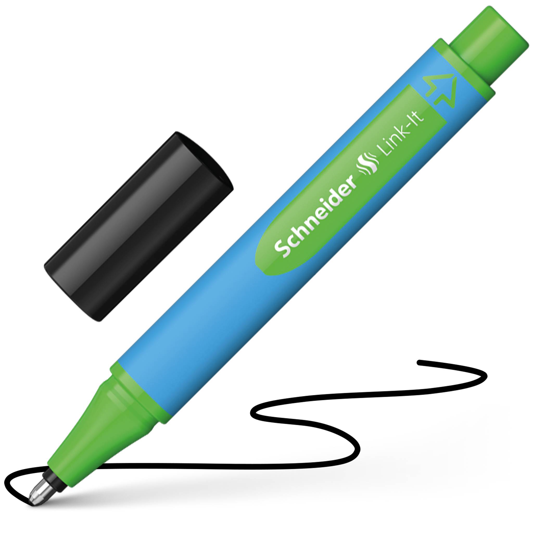 Kugelschreiber Link-It Slider schwarz