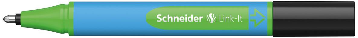 Kugelschreiber Link-It Slider schwarz