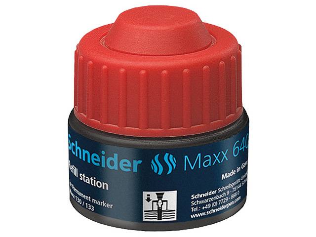 Refill Station Maxx 640, 30ml rot für Marker Maxx 130/133