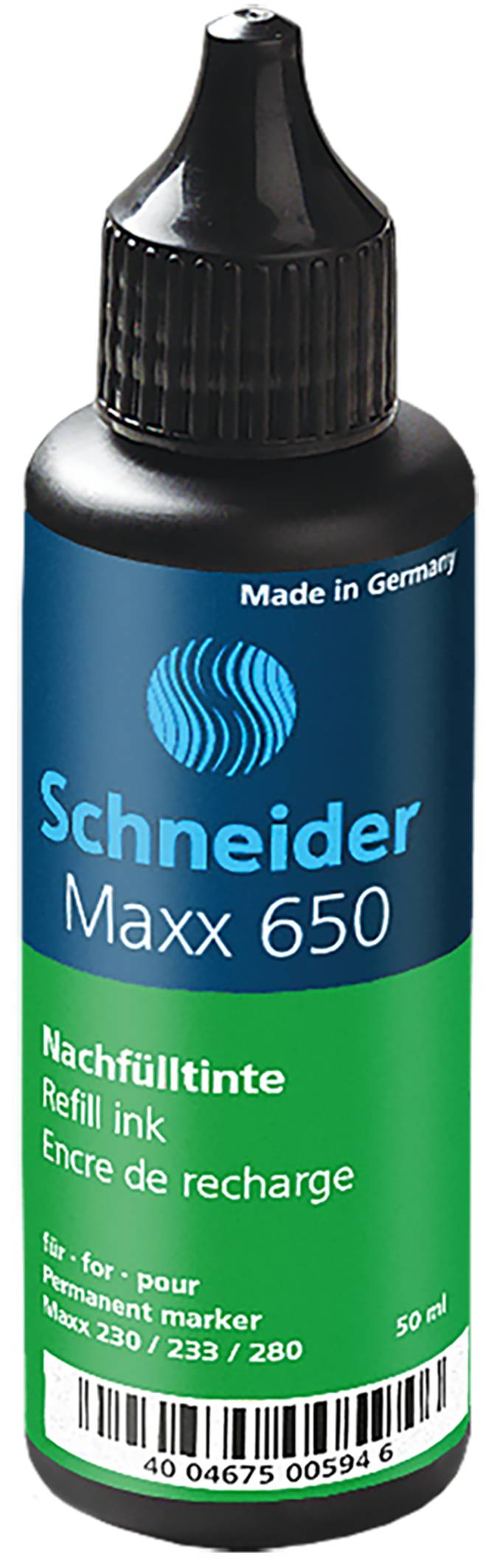 Nachfüllflasche Maxx 650, 50ml grün für Marker Maxx 230/233/280