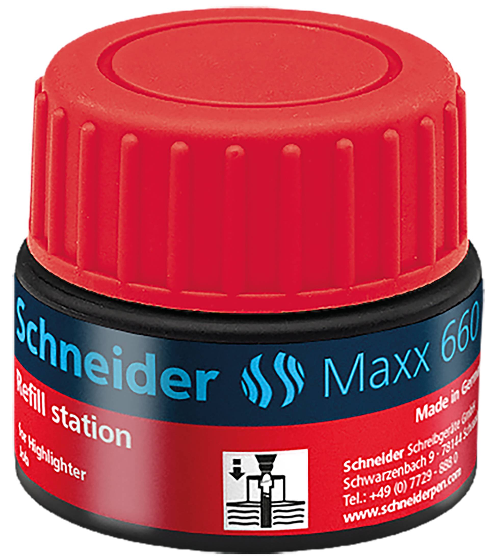 Tinte, Tusche für Textmarker Refill station Maxx 660