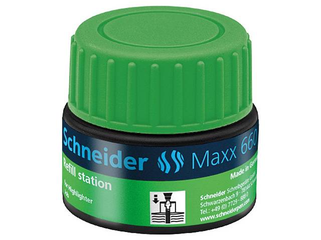Refill Station Maxx 660 grün für Textmarker Job, 30ml