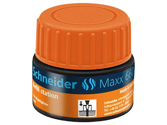 Refill Station Maxx 660 orange für Textmarker Job, 30ml