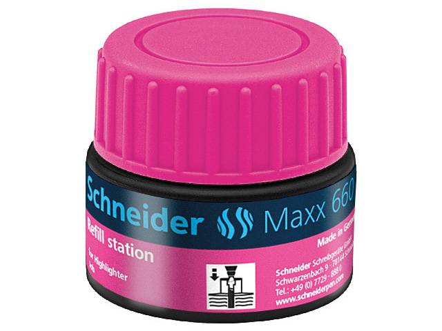 Refill Station Maxx 660 pink für Textmarker Job, 30ml