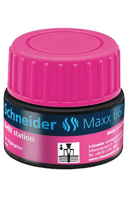 Refill Station Maxx 660 pink für Textmarker Job, 30ml