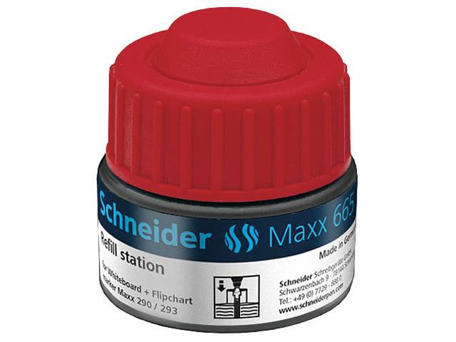 Refill Station Maxx 665, 30ml rot, für Marker Maxx 290/293