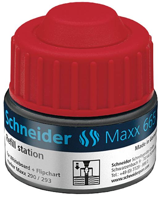Refill Station Maxx 665, 30ml rot, für Marker Maxx 290/293