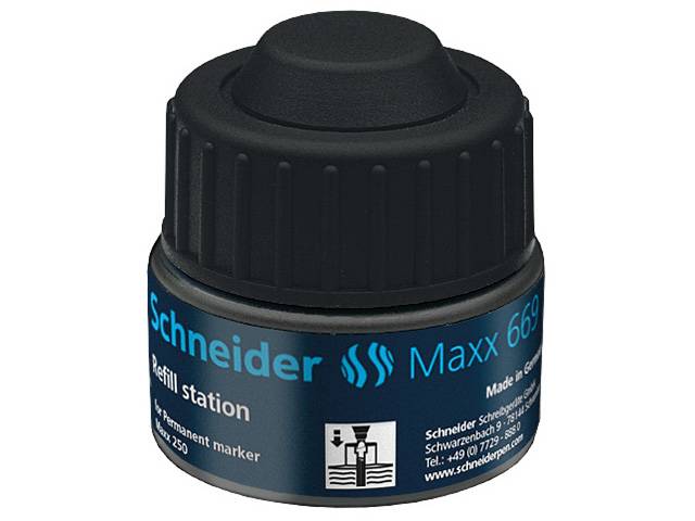 Refill Station Maxx 669, 30ml schwarz, für Perm.-Marker Maxx 250
