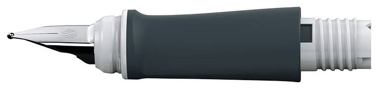 Schreibfeder für Füllhalter Ray inkl. Vorderteil weiß-dunkelgrau