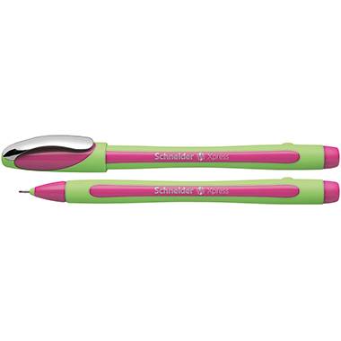 Schneider Schreibgeräte Xpress, Pink, Grün, Pink, Rund, pink, Metall, 0,8 mm