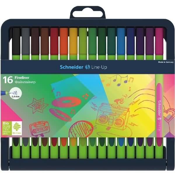 Schneider Schreibgeräte Line-Up E-16, Mehrfarbig, Medium, Mehrfarbig, Kunststoff, Rund, 0,4 mm