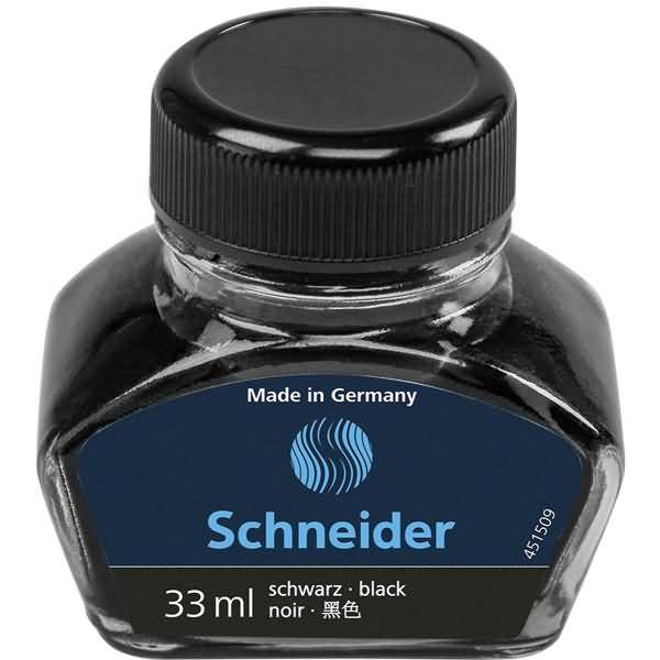 Tinte Tintenglas Glas 33 ml schwarz