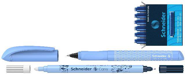 Easy-Set Tintenroller mit Tintenpatronen, Blisterkarte