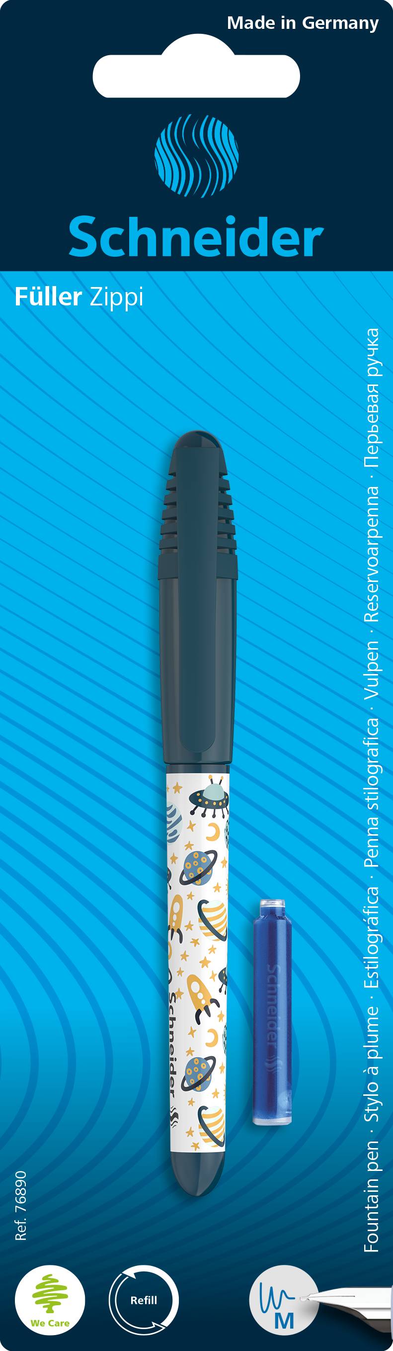 Füllhalter Zippi - königsblau, löschbar