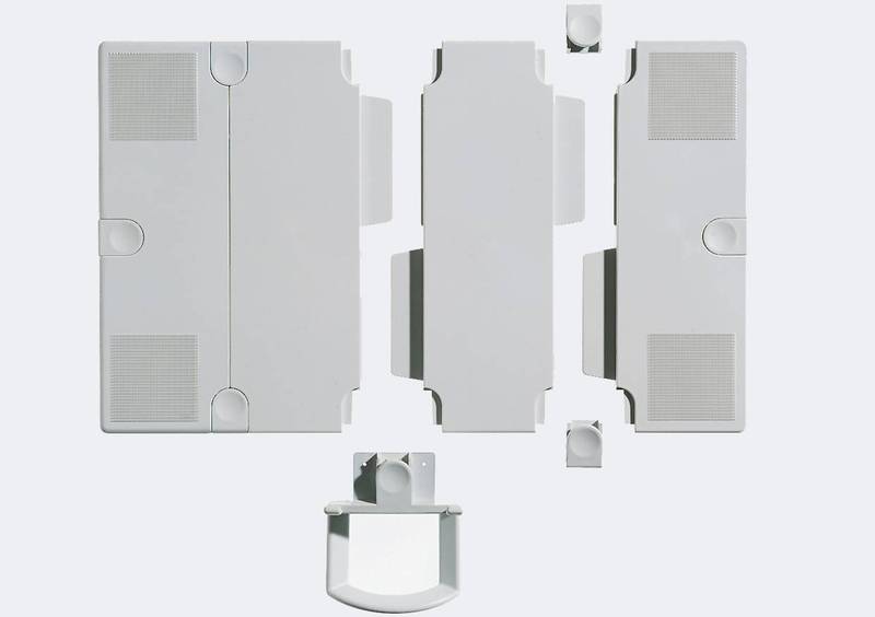 Novus - Tragarm-Erweiterungsplattform - Anthrazit (Packung mit 2)