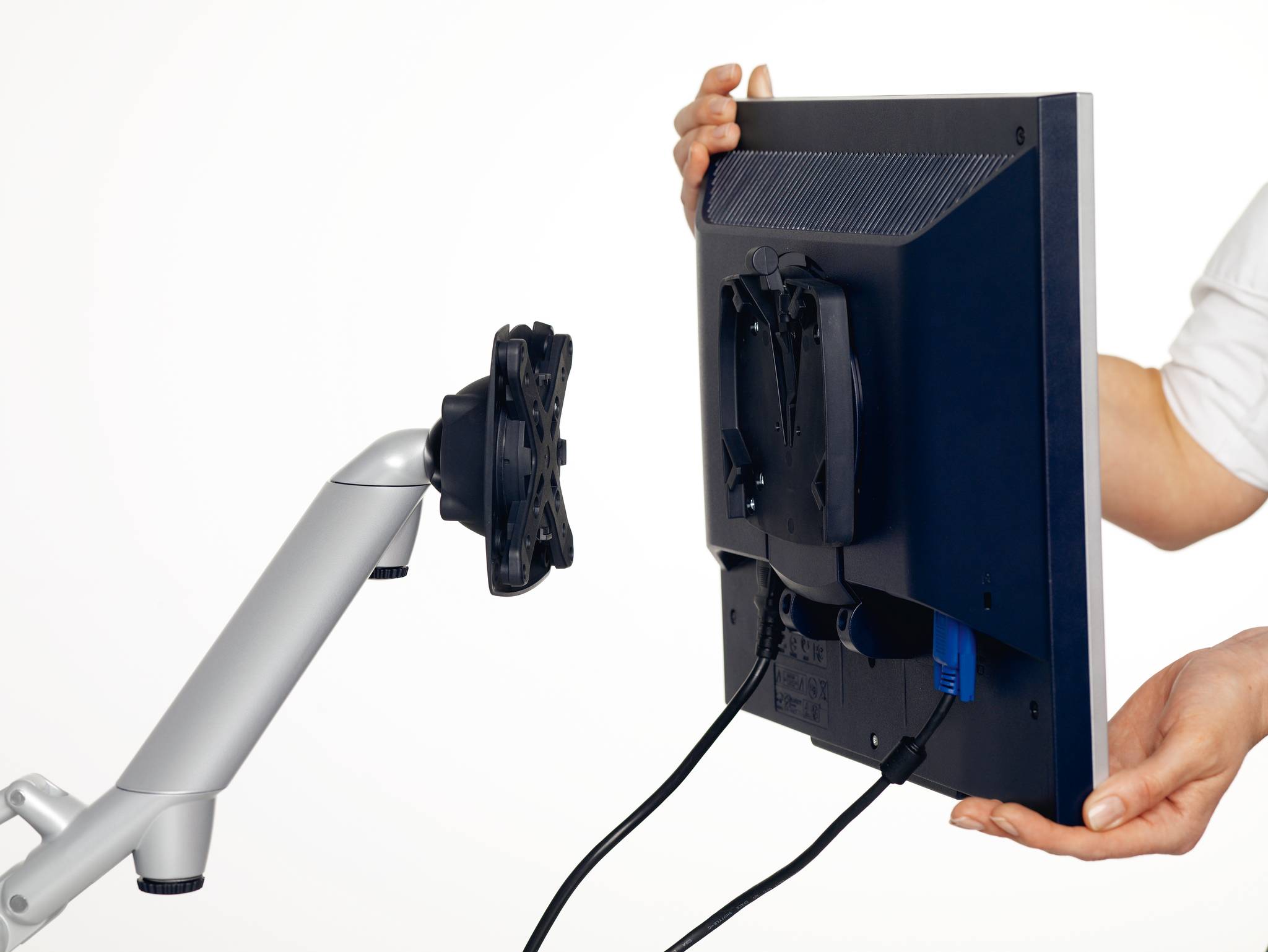 Befestigungsmittel f. Schwenkarm NOVUS Quick Release VESA-Standard 75/100