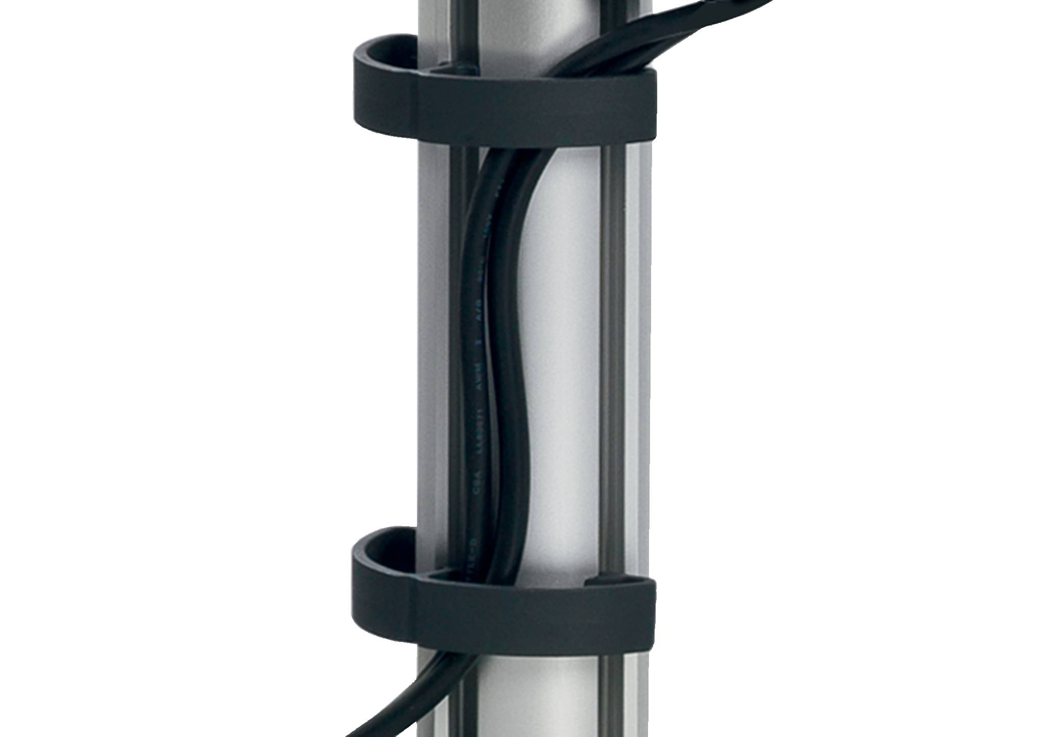 Kabelführung (Tisch. Büroeinrichtung) Novus Kabelspange ( 2er-Pack) für Säulen