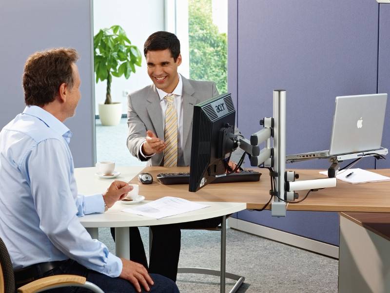 Novus Monitorhalter TSS Faltarm III XL 700 mm anthrazit (965+0115+005)