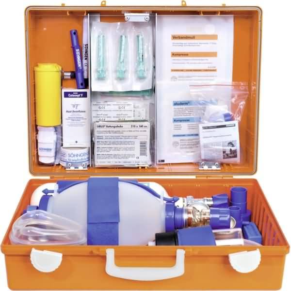 Notfallkoffer Arzt + Praxis Internist orange