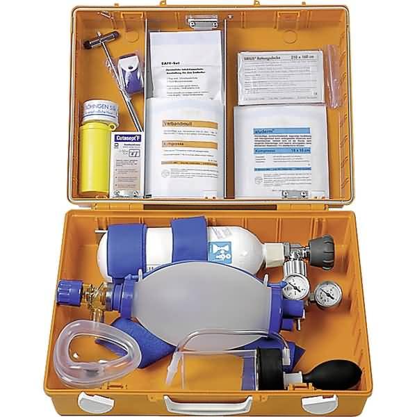 Notfallkoffer Arzt + Praxis Gynäkologie orange