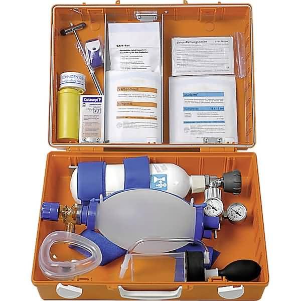 Notfallkoffer Arzt + Praxis Zahnarzt orange